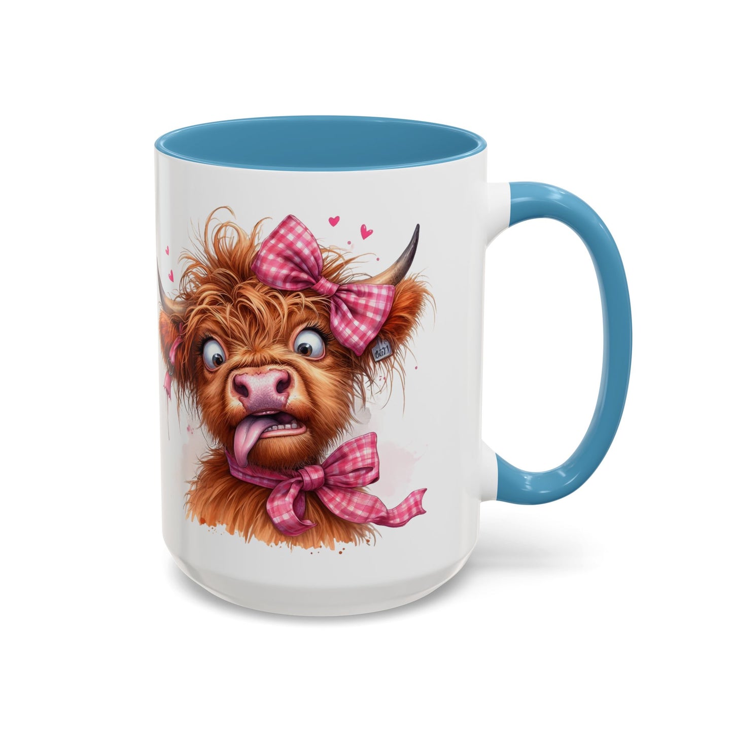 Mug - Sassy Highland Cow Accent Coffee Mug (15oz)