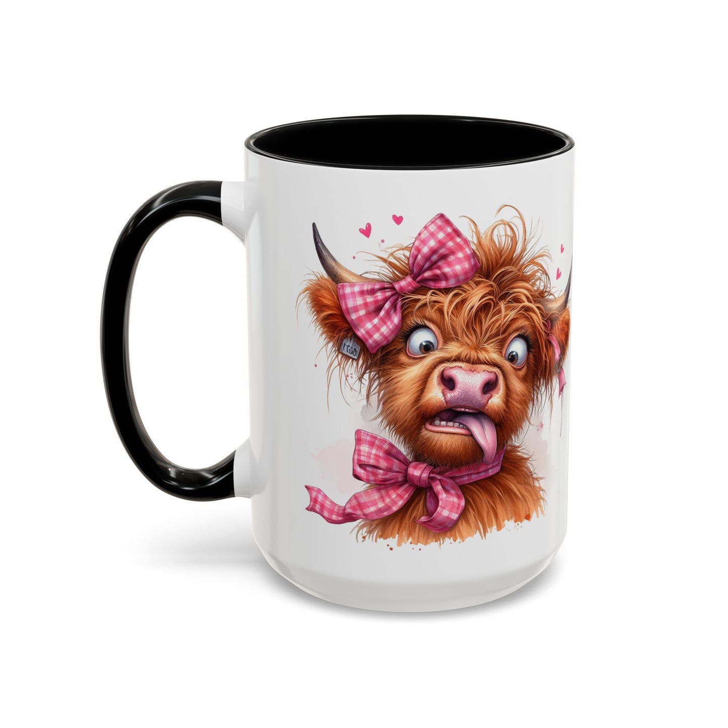 Mug - Sassy Highland Cow Accent Coffee Mug (15oz)