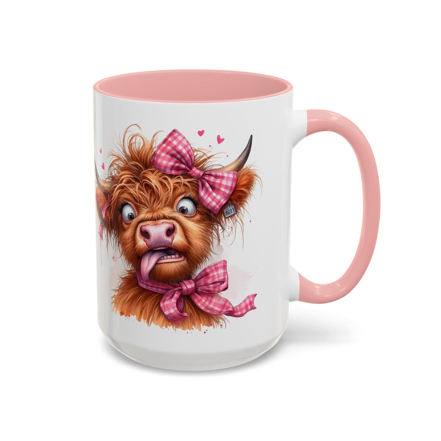 Mug - Sassy Highland Cow Accent Coffee Mug (15oz)