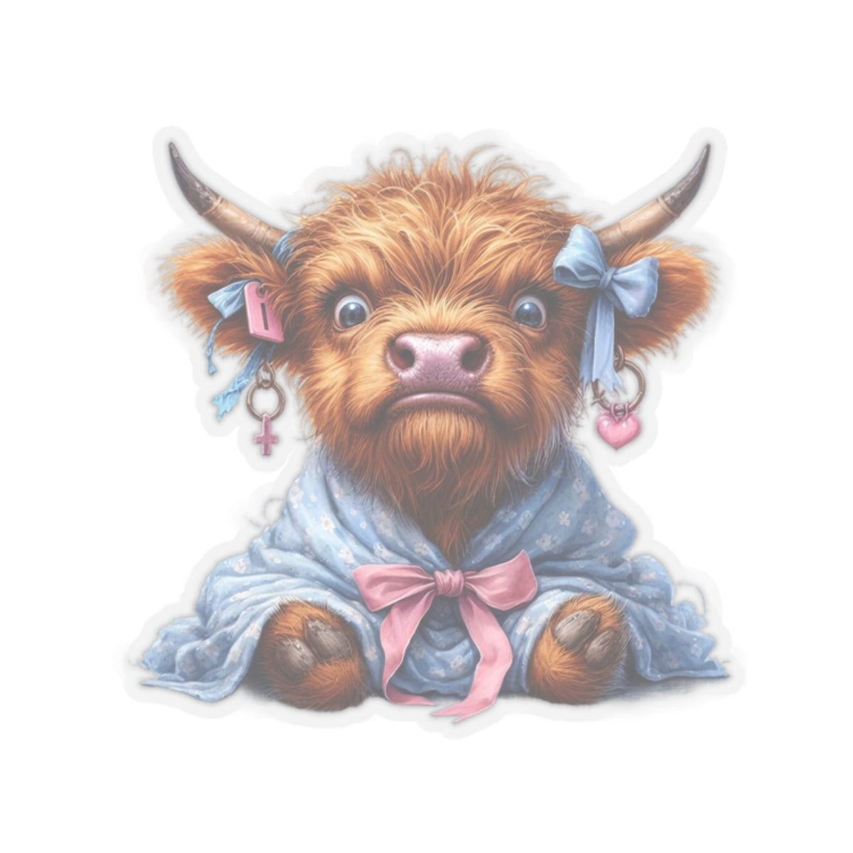 Highland Heifer Stickers