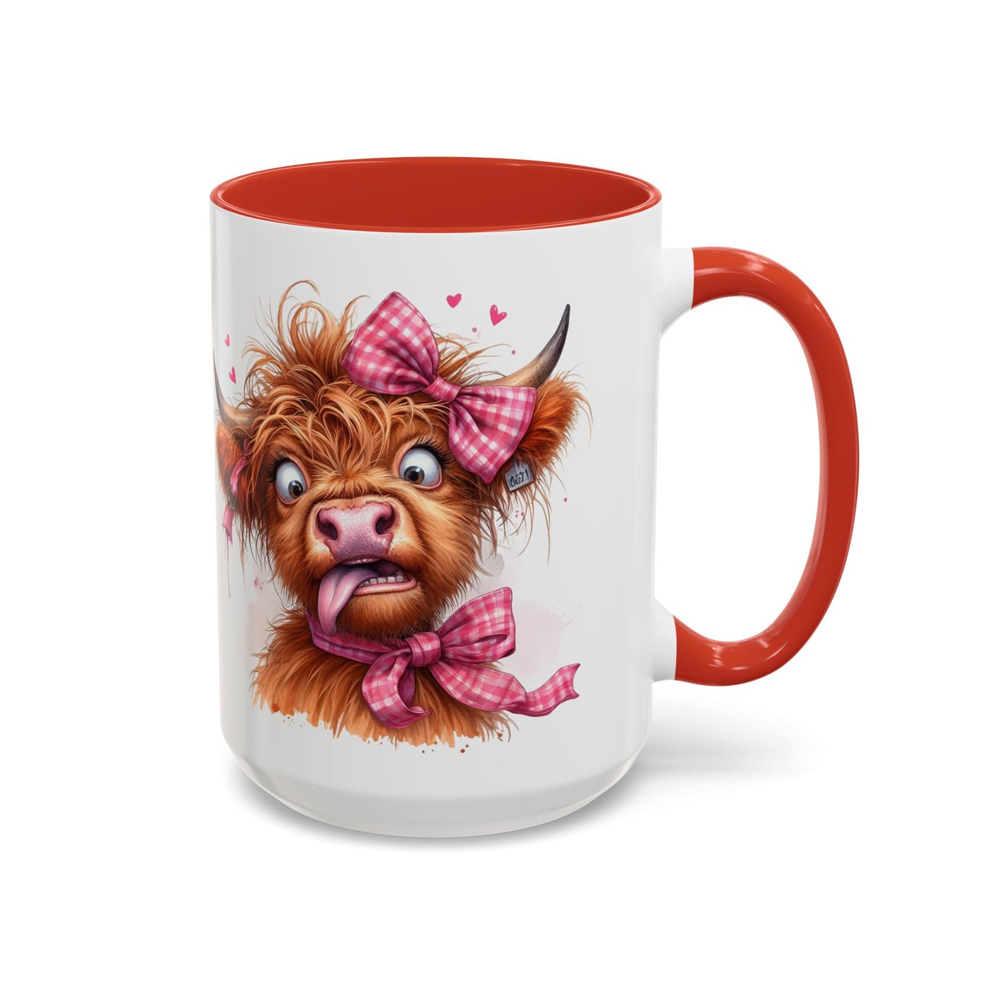 Mug - Sassy Highland Cow Accent Coffee Mug (15oz)