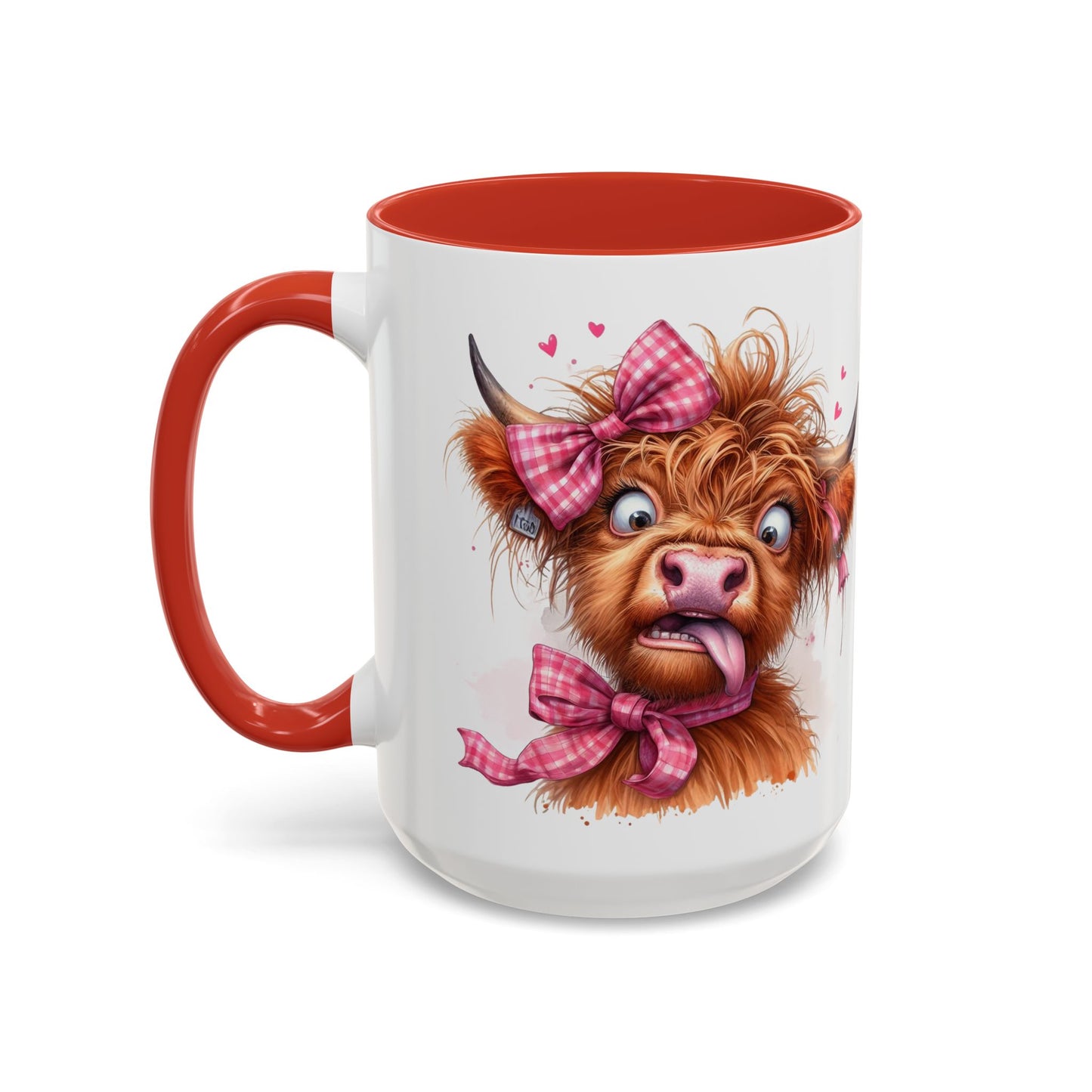 Mug - Sassy Highland Cow Accent Coffee Mug (15oz)