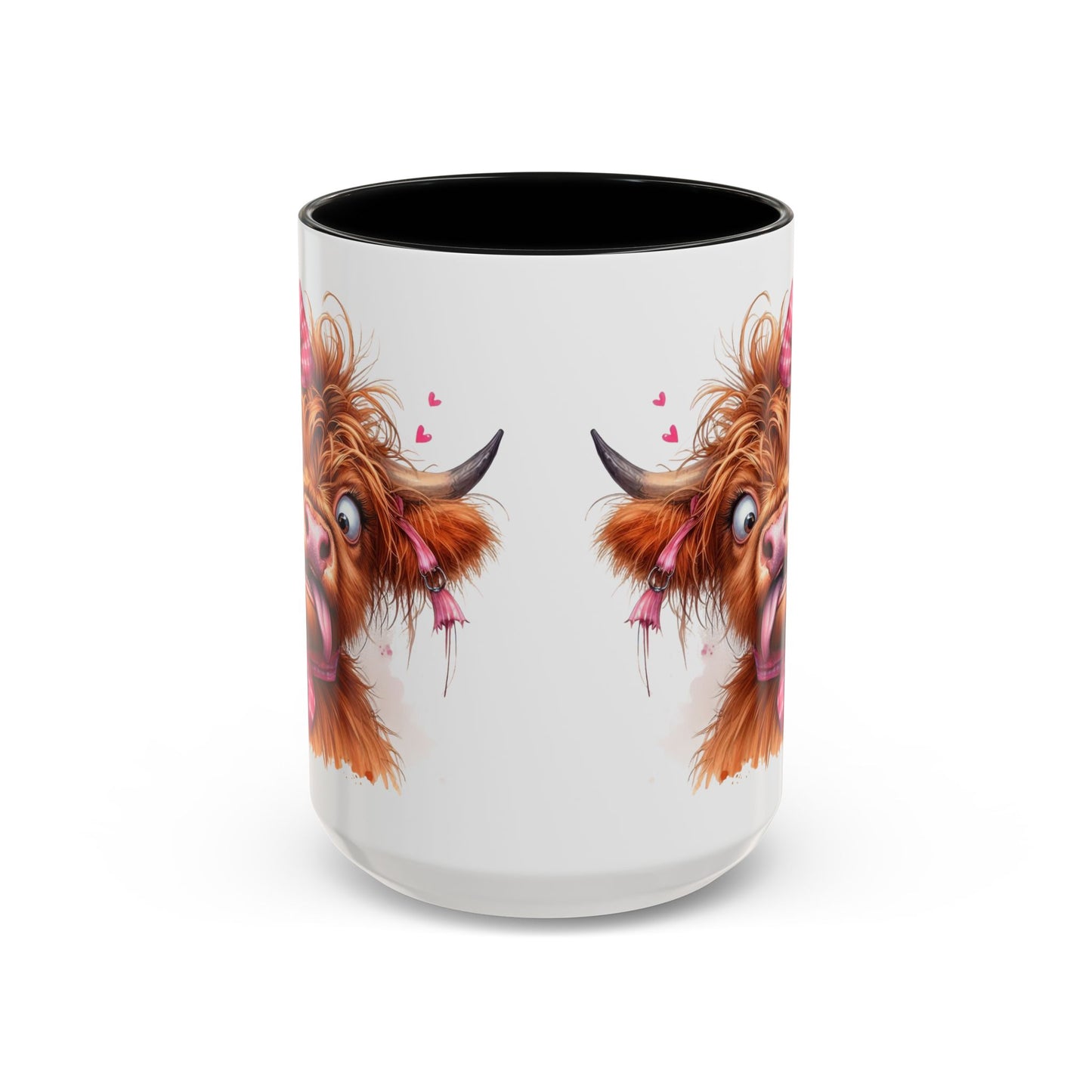 Mug - Sassy Highland Cow Accent Coffee Mug (15oz)