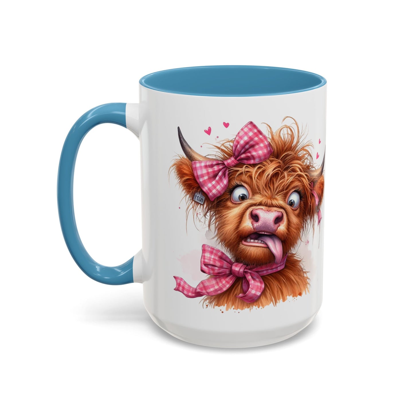 Mug - Sassy Highland Cow Accent Coffee Mug (15oz)