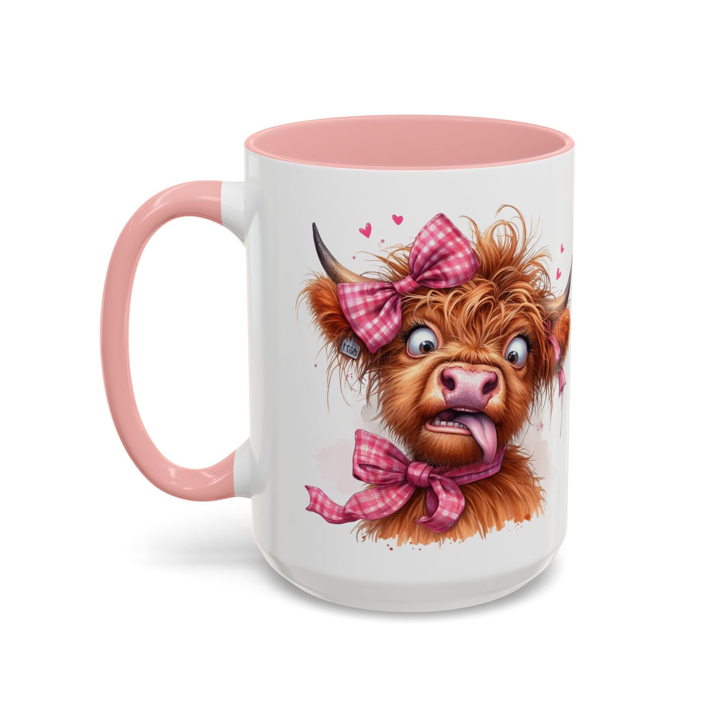 Mug - Sassy Highland Cow Accent Coffee Mug (15oz)