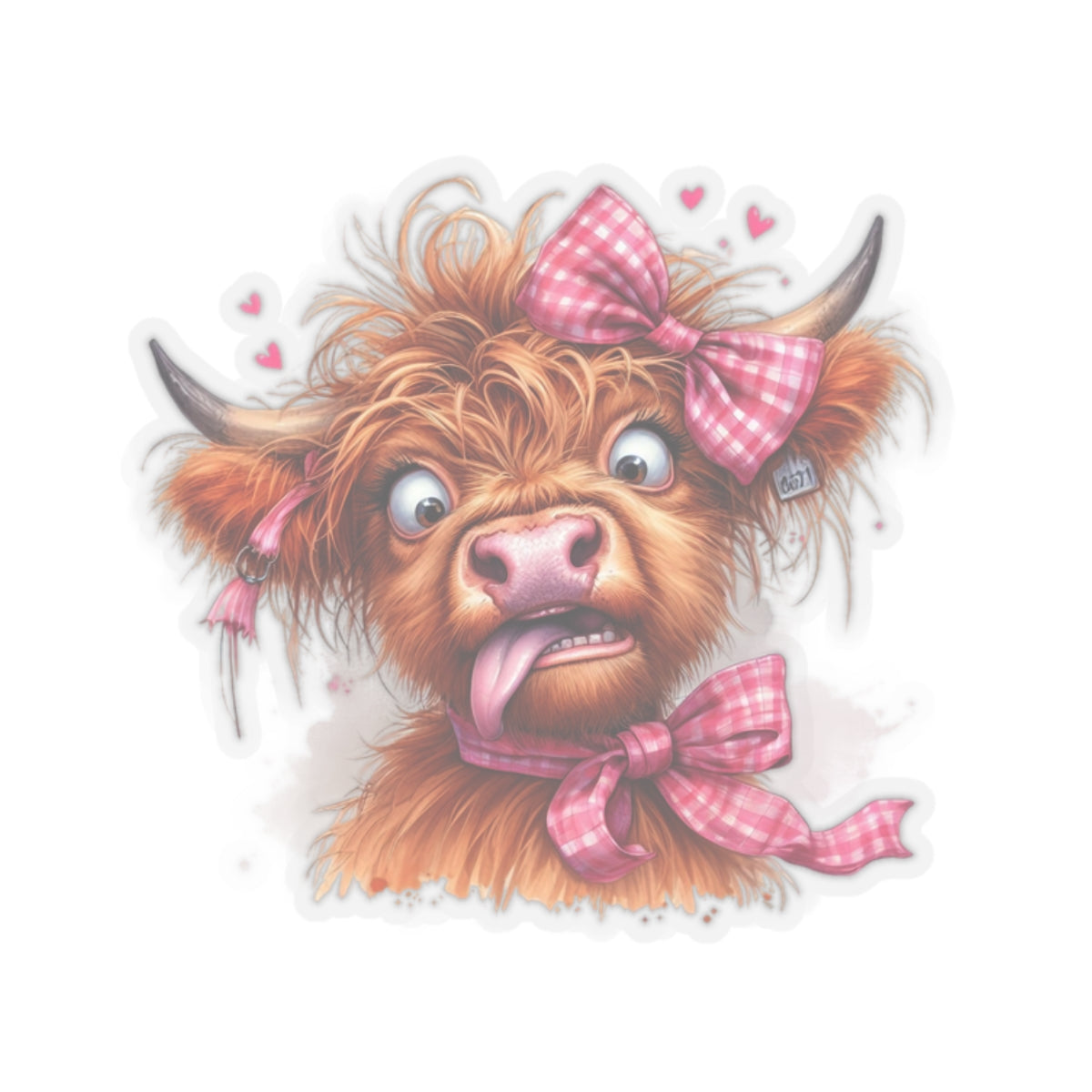 Highland Heifer Stickers